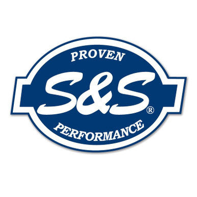 S&S Cycle #106-4459 - Decal, S&S Logo, 3", Blue/White