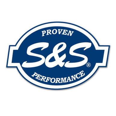 S&S Cycle #106-4459 - Decal, S&S Logo, 3", Blue/White