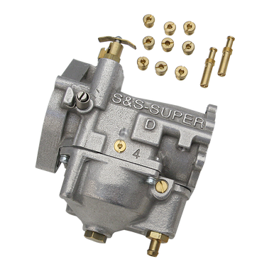 S&S Cycle #11-0112 - Carb, Assembly, Super D, w/ Extra Jets, .033/.096