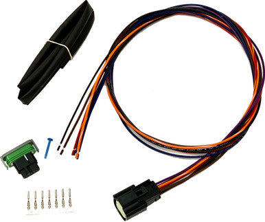 Namz Custom Cycle #NRFH-02 - Rear Fender Hrnss 6-Pin Molex W/12-Pin Fndr Fascia Conn Inc