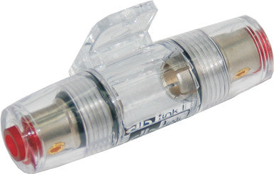 Namz Custom Cycle #NAP-AGUFH - Power Single Nickel Plated 4/8 Gauge In Line Fuse Holder