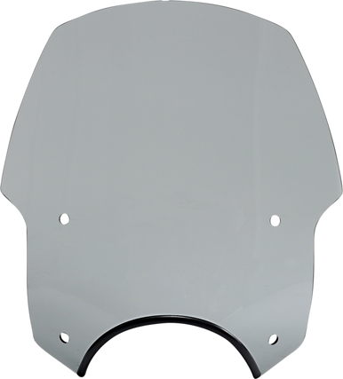 Memphis Shades #MEP56212  - Alley Cat Windshield - 9" Headlight Cut Out - Black Smoke