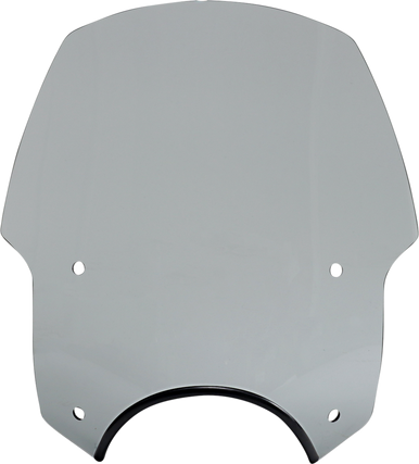 Memphis Shades #MEP56212  - Alley Cat Windshield - 9" Headlight Cut Out - Black Smoke