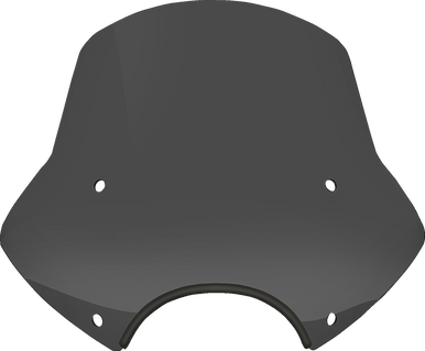 Memphis Shades #MEP54710  - Speed Demon Sportshields - 15" - 9" Headlight Cutout - Dark Black Smoke