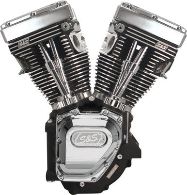 S&S Cycle 310-0327A S&S Cycle 99-06 BT T124 Long Block Engine w/ 585 Cam - Silver