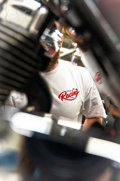 Bagger Racing League T-Shirt - White - Finish Line