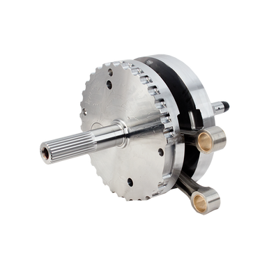 S&S Cycle 320-0407 S&S Cycle 2007+ BT 4-1/8in Stroke Flywheel Assembly w/o Sprocket Shaft Bearing Race