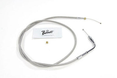 Barnett #102-30-30901-08 - Braided Stainless Steel Throttle Cable with 45 inch Casing
