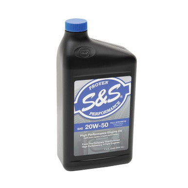 S&S Cycle #3601-0407 - Oil, S&S Cycle, Synthetic, 20W50
