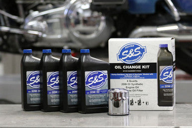 S&S Cycle #3601-0412 - Oil, Change Kit, S&S Cycle, Evo/xl