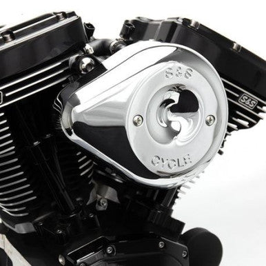 S&S Cycle 170-0522 S&S Cycle 08-17 Touring/16-17 Softails Models Stealth Air Cleaner Kit w/ Chrome Teardrop Cover