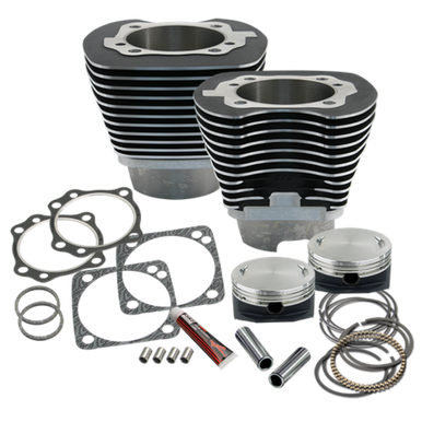S&S Cycle 910-0226 S&S Cycle 99-06 BT 4-1/8in Bore Cylinder & Piston Kit - Wrinkle Black