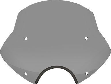 Memphis Shades #MEP54312  - Speed Demon Sportshields - 13" - 7" Headlight Cutout - Black Smoke