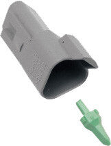Namz Custom Cycle #DR-3G - 3-Wire Grey Deutsch Rcptcl & Wdglck Hd# 72123-94gy