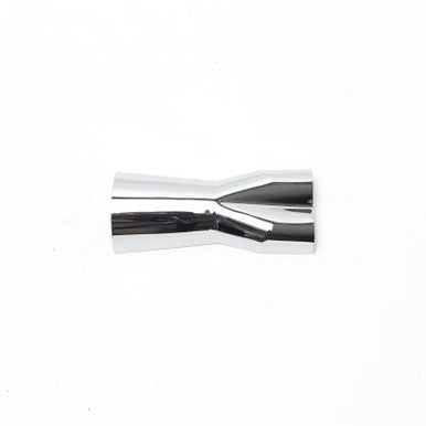 S&S Cycle #551-0379 - Heat Shield, Collector, 2 into 1, Sidewinder, Chrome, Touring