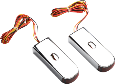 Alloy Art #DSL8-3 - LED Strut Light - Red/Red '06-'17 FXD