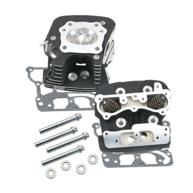 S&S Cycle 900-0410 S&S Cycle 99-05 BT .585in RW Conical Steel/w/o Compression Release Head Kit - Black
