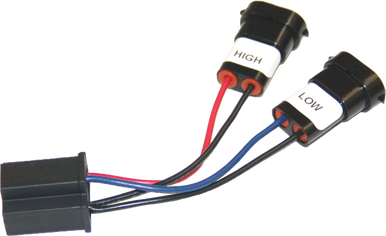 Namz Custom Cycle #NHAP-01 - Headlight Adaptor Pigtail W/Mating H9/H11 To H4 Conn
