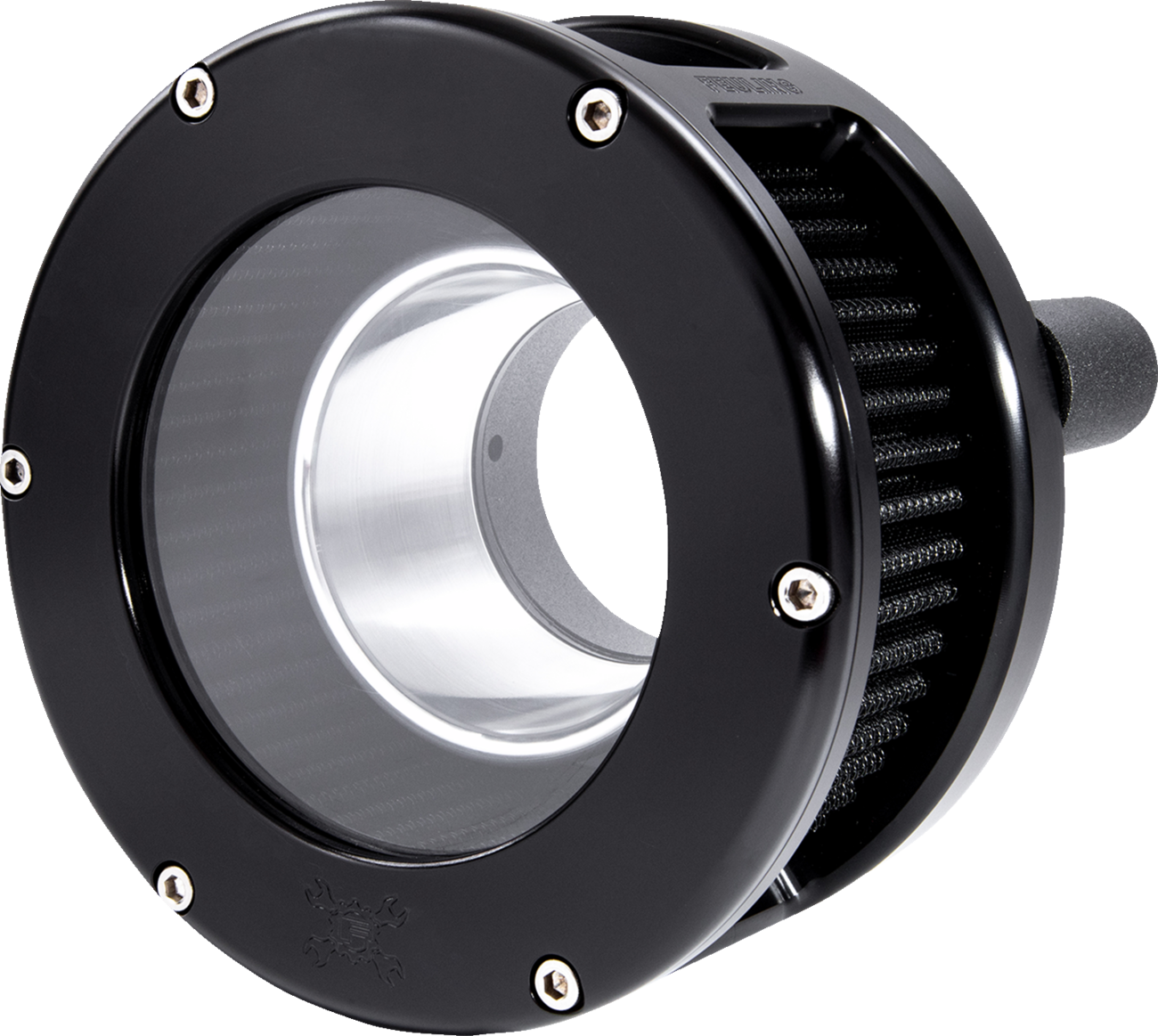 Air Cleaner - BA Series - Black - Clear Cover - Black - M8