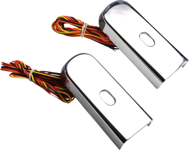 Alloy Art #DSL8-2 - LED Strut Light - Red '06-'17 FXD