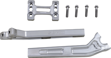 Slyfox #TM-SLY13 - Handlebar Riser Kit - Pullback - 1" Clamping - 10" Rise - Raw
