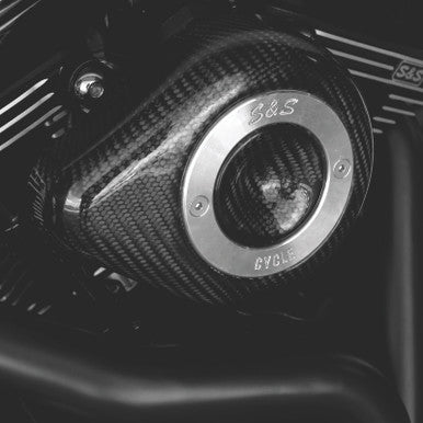 S&S Cycle 170-0499 S&S Cycle 01-15 Fuel-Injected Softail Models Stealth Air Cleaner Kit w/ Carbon Fiber Cover