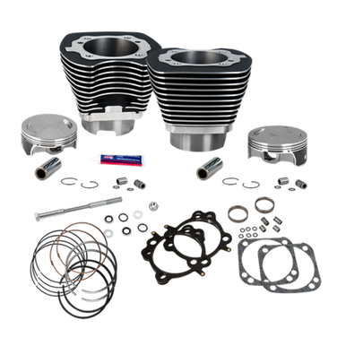 S&S Cycle 910-0359 S&S Cycle 84-99 BT 4 1/8in Bore Cylinder Kit For S&S V111 Engine - Wrinkle Black