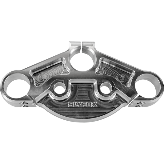 Slyfox SF1000-1 - Triple Clamp - 49 mm - Upper - '14+ FLH - Raw