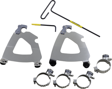Memphis Shades #MEK2059  - Road Warrior Trigger-Lock Mounting Kit - Polished - XL