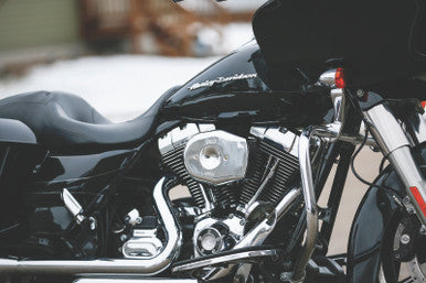 S&S Cycle 170-0594 S&S Cycle 08-16 Touring/16-17 Softail Models Stealth Air Cleaner Kit w/ Chrome Tribute Cover