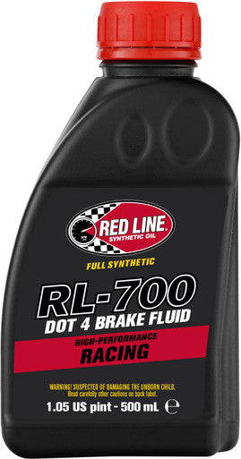 Red Line #90405 - Rl-700 Dot 4 Syn Brake Fluid 500ml 6/Case