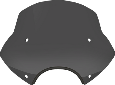 Memphis Shades #MEP54610  - Speed Demon Sportshields - 13" - 9" Headlight Cutout - Dark Black Smoke