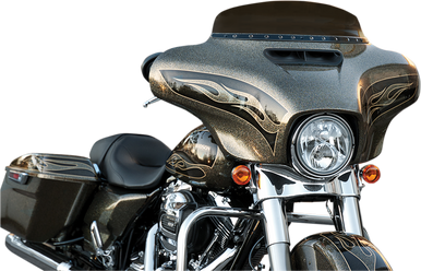 Memphis Shades #MEB0976  - Windshield Trim - Black - Holes - FLH