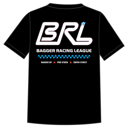 Bagger Racing League Black T-Shirt - Race BRL