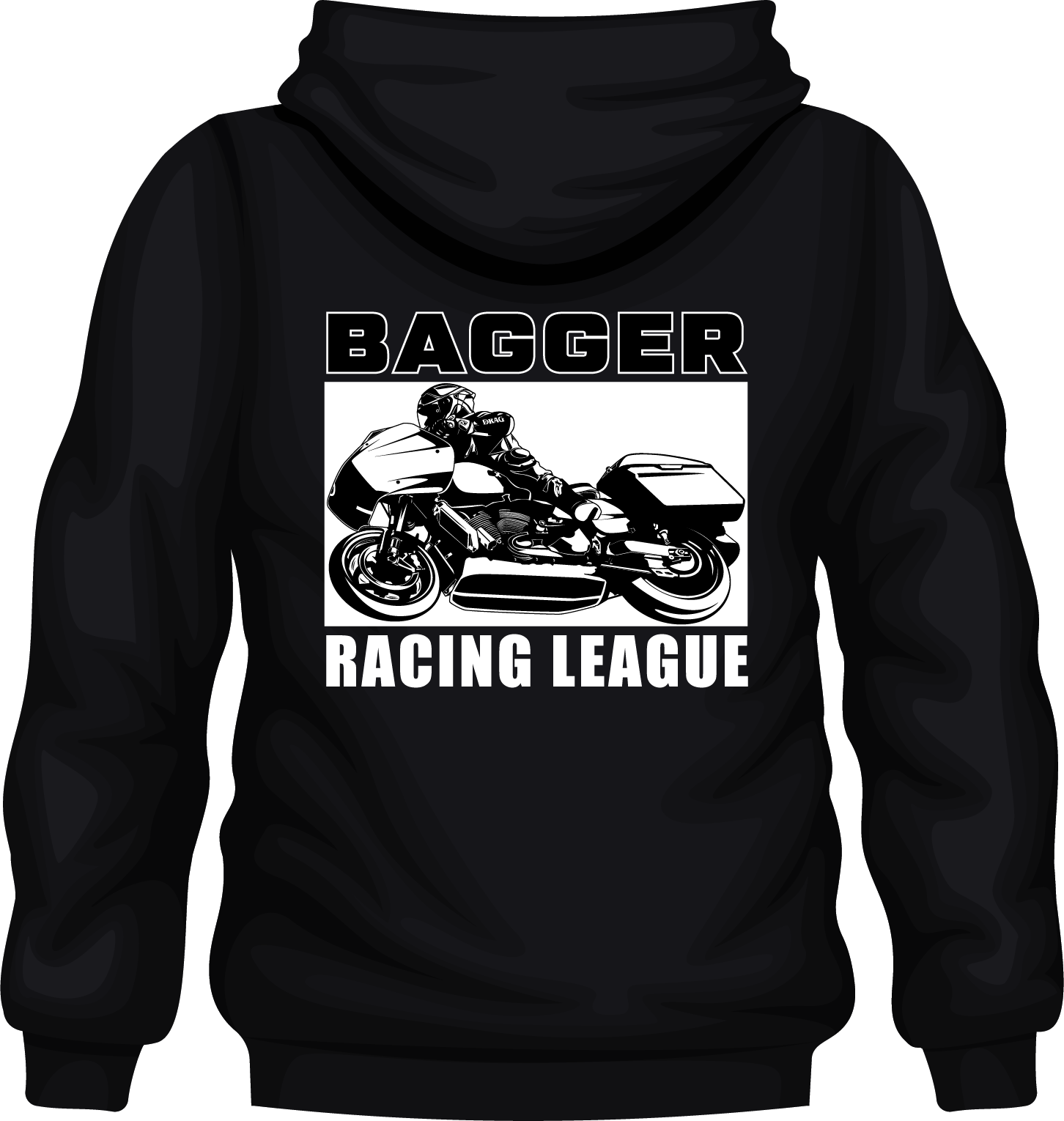 Bagger Racing League Hoodie - Black - Roadglide Racer – BRL Speed Shop