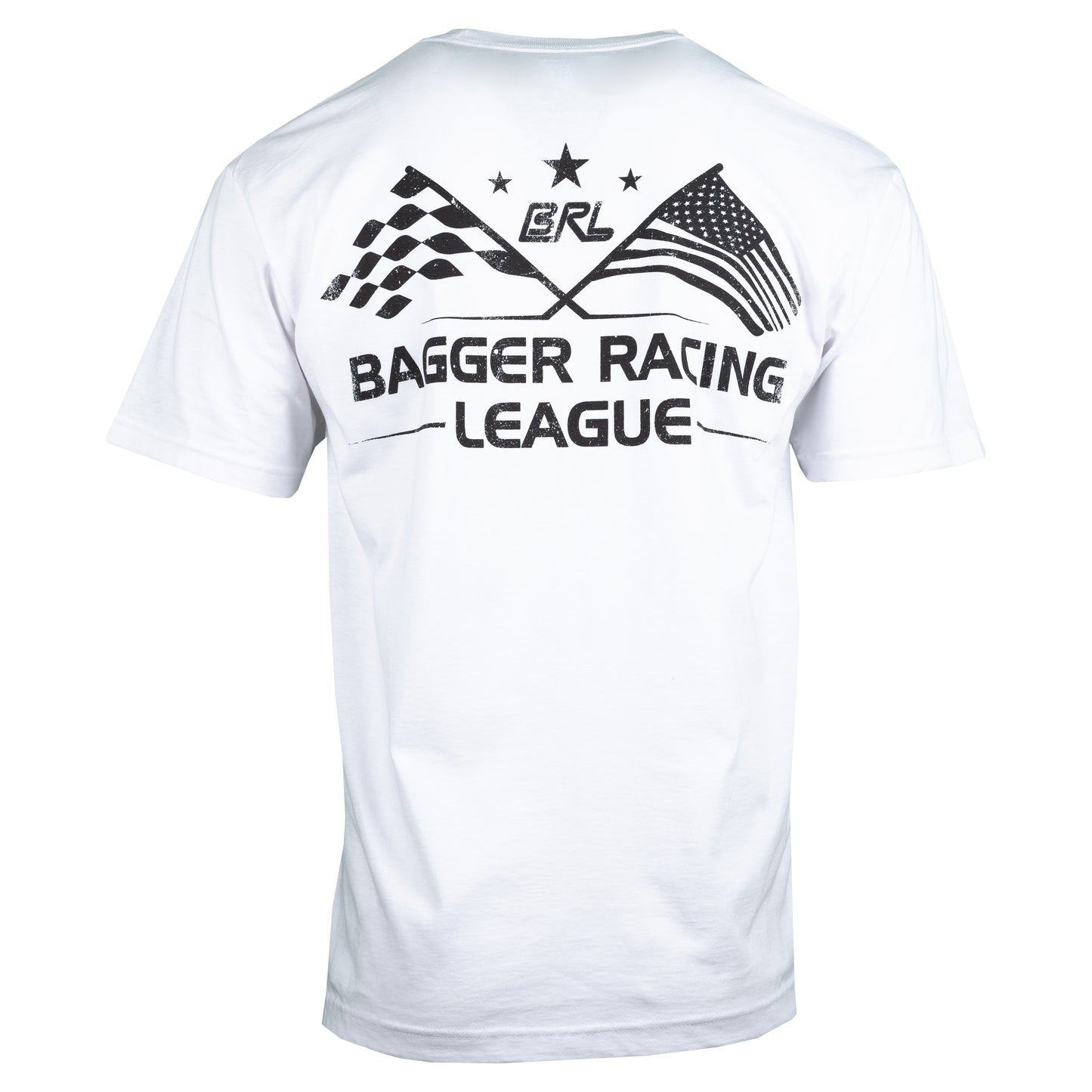 Bagger Racing League T-Shirt - White - Fast & Proud