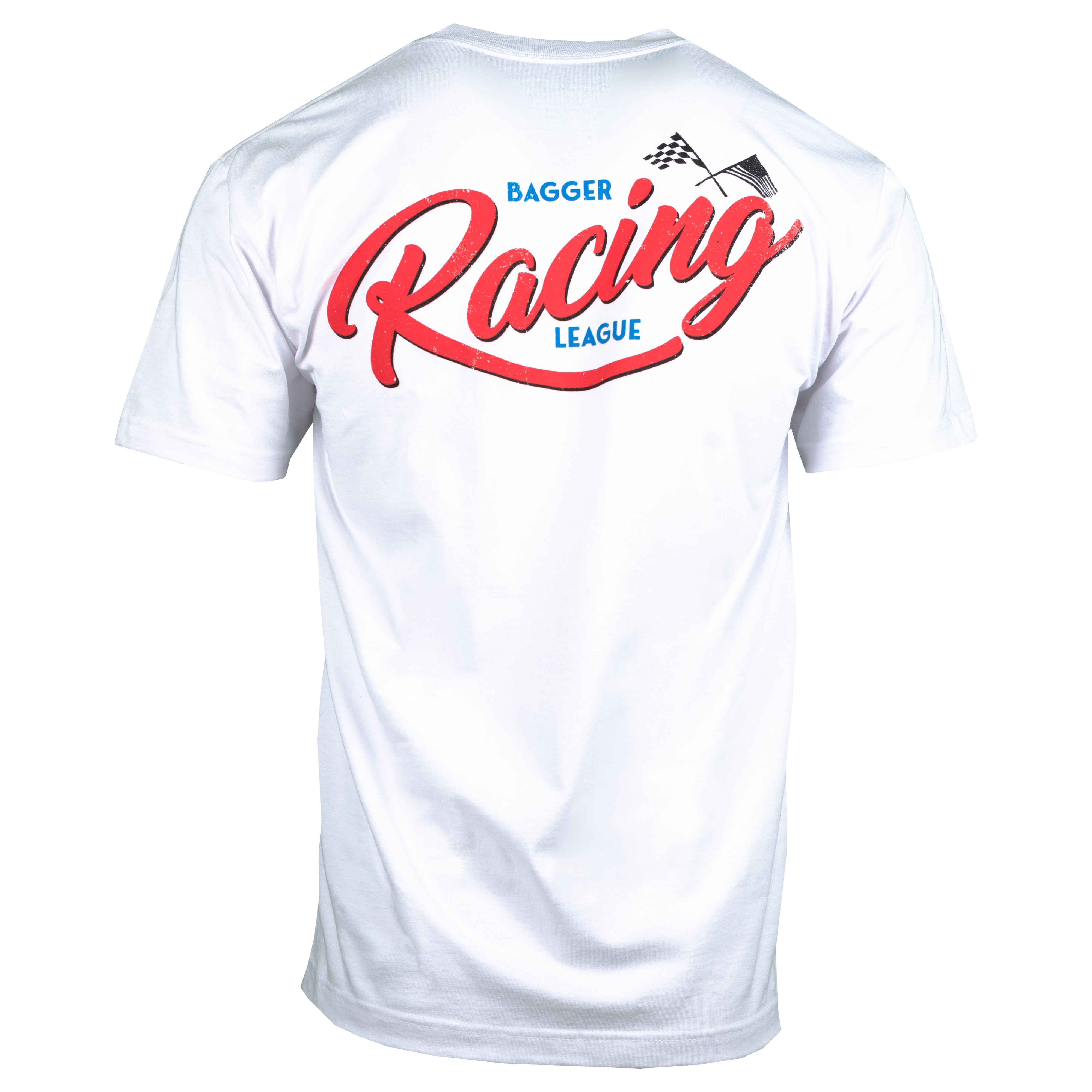 Bagger Racing League T-Shirt - White - Finish Line – BRL Speed Shop