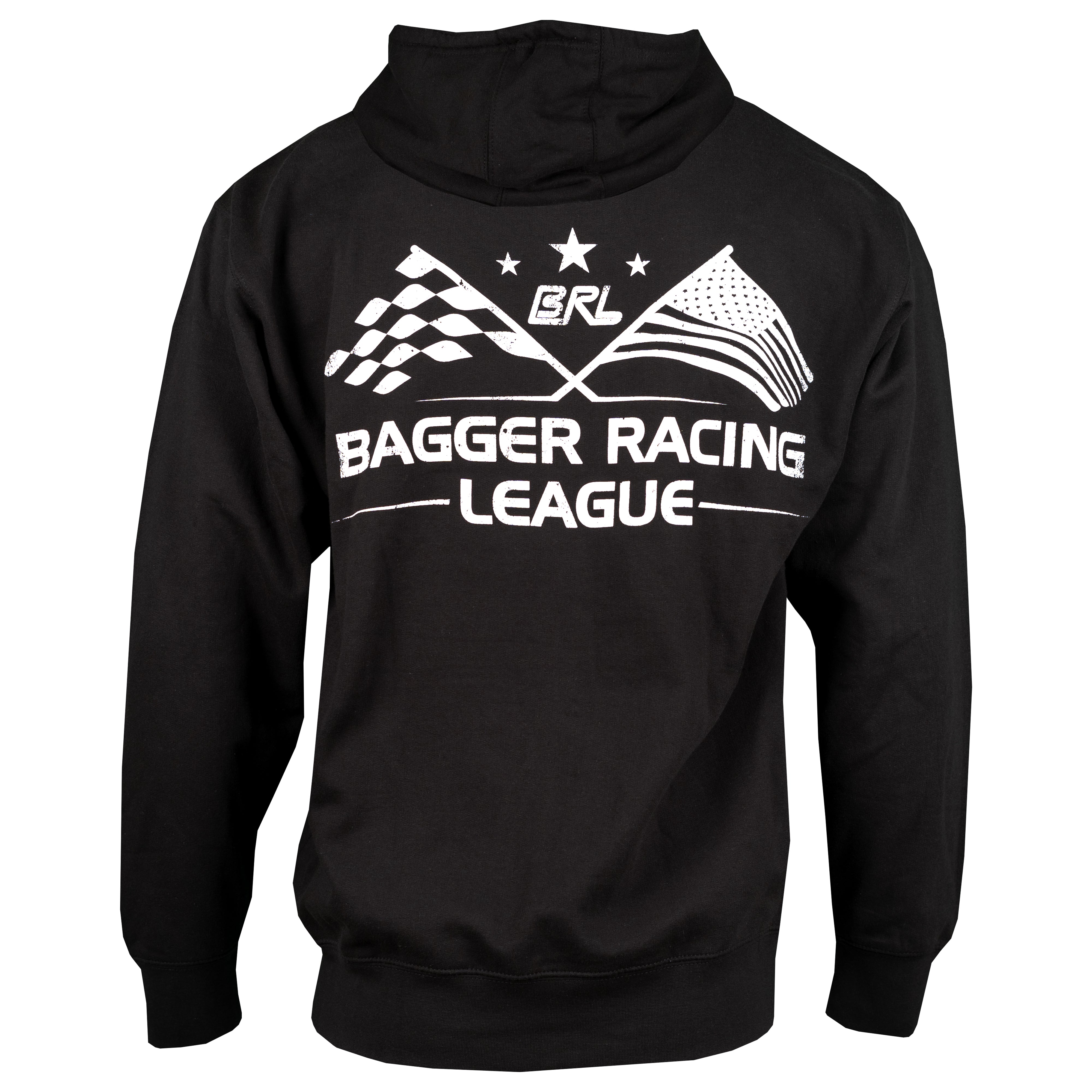 Bagger Racing League Hoodie - Black - Fast & Proud – BRL Speed Shop