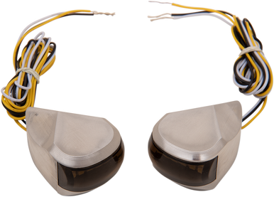 Alloy Art #MRL-4R - LED Driving/Turn Signal - Raw - Smoke Lens