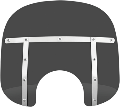 Memphis Shades #MEM31110  - Fats Windshield - 13" - Headlight - Dark Black Smoke