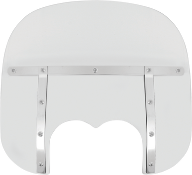 Memphis Shades #MEM6630  - Fats Windshield - 13" - Clear - FXDF