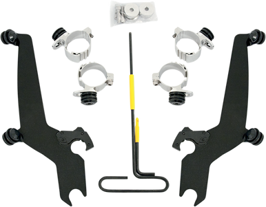 Memphis Shades #MEB8916  - Trigger Lock Sportshield Mounting Kit - Wide - Black