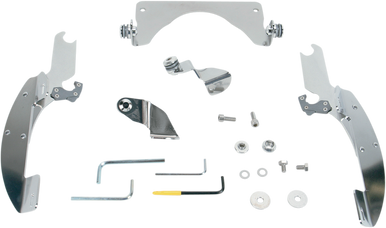 Memphis Shades #MEK1918  - Batwing Trigger Lock Mounting Kit - C90/T - Polished