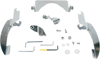 Memphis Shades #MEK1918  - Batwing Trigger Lock Mounting Kit - C90/T - Polished