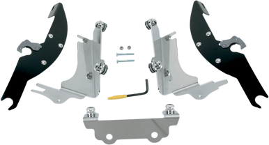 Memphis Shades #MEK1924  - Batwing Trigger Lock Mounting Kit - VN 1500 - Black