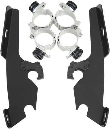 Memphis Shades #MEB8973  - Fats/Slim Trigger Lock Mounting Kit - VTX 1300 - Black