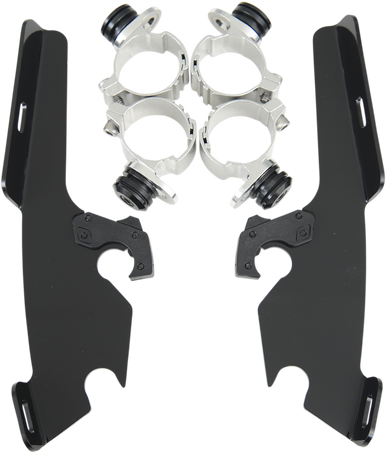 Memphis Shades #MEB8973  - Fats/Slim Trigger Lock Mounting Kit - VTX 1300 - Black
