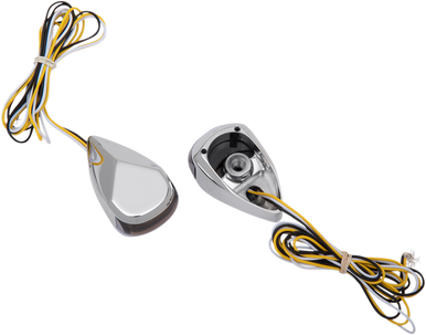 Alloy Art #MRL-4C - LED Driving/Turn Signal Light - Chrome - Smoke Lens