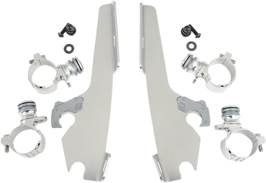 Memphis Shades #MEK1956  - Batwing Trigger Lock Mounting Kit - VT 750 Phantom - Polished