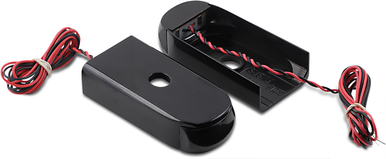 Alloy Art #SSL-BR-2B - LED Strut Light - Smoke/Red Black FXBR